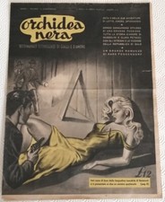 ORCHIDEA NERA - N. 1, ANNO I (INTROVABILE) - EDITRICE DE LUIGI (DIC 1944)