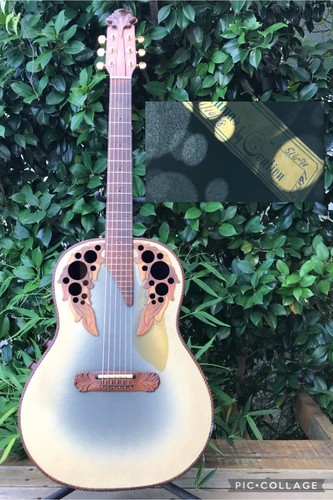 Acoustic guitar ovation super - guitar,