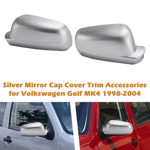 Silver mirror cap cover - silver,