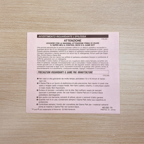 Volantino rosa avvertimento - volantino,