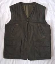 Gilet Stoffa Di Lana Verde