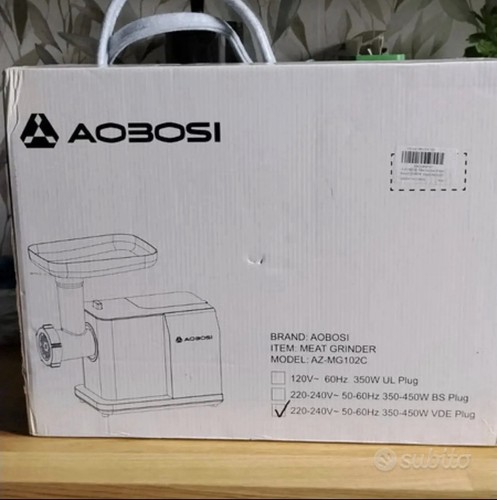Aaobosi tritacarne elettrico - aaobosi,
