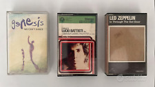 lotto audiocassette varie Led Zeppelin- Genesis- Lucio Battisti- Stadio- etc