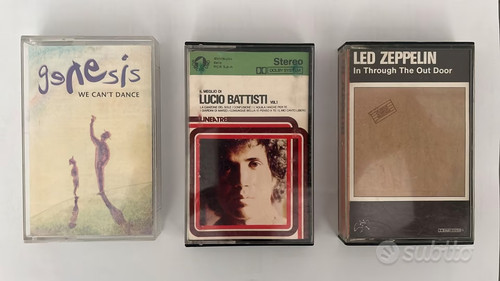 Lotto audiocassette varie led - lotto,