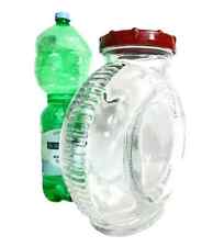 VINTAGE VASO VETRO COLLEZIONE FABBRI MID CENTURY ARREDO VETRINE BAR  CUCINA PUB