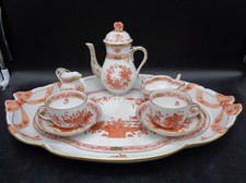 Herend servizio CAFFE tete a tete vassoio porcellana Indian Basket Rust - FH