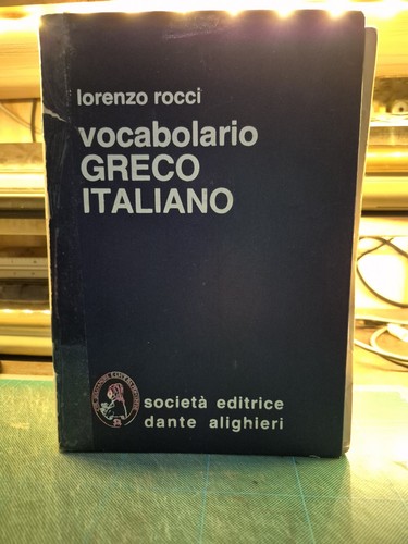 Vocabolario greco italiano - vocabolario,