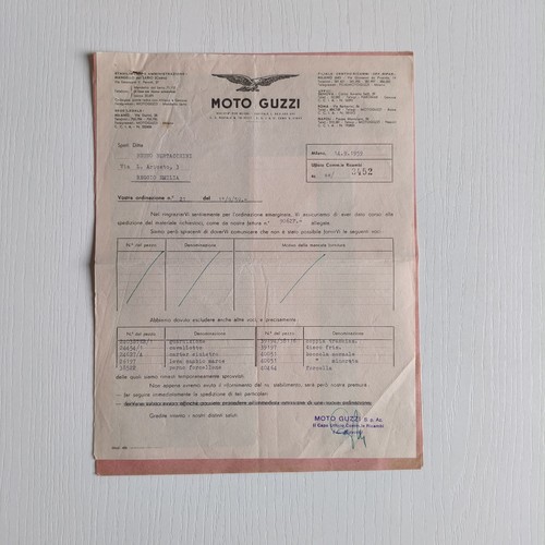 1959 moto guzzi ufficio - guzzi,