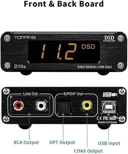 Topping d10s hifi usb - topping,