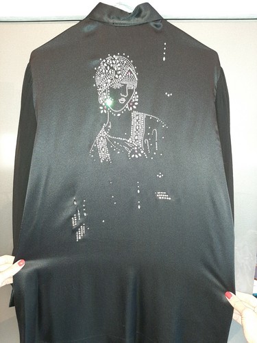 Camicia nera pura - camicia, seta