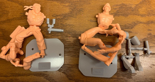 Figurine modellino plastica
