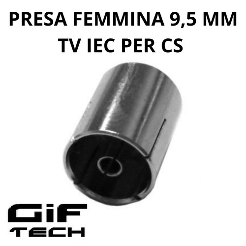 Connettore femmina antenna 5 - femmina,