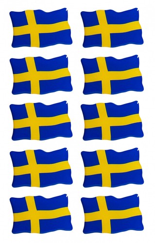 Bandiere svedesi adesivi
