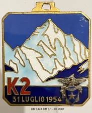 HIMALAYA K2 31.07.1954 MEDAGLIA CONQUISTA DELLA MONTAGNA COMPAGNONI LACEDELLI