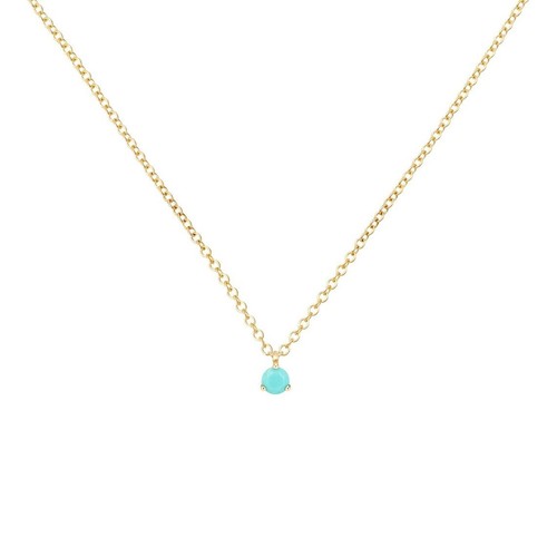 Collana turchese blu naturale