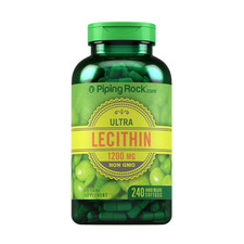 LECITINA 1200 MG – 240 SOFTGELS - INTEGRATORE NATURALE PER FEGATO E MEMORIA