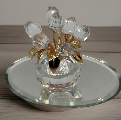 Swarovski crystal clear tulips - swarovski,