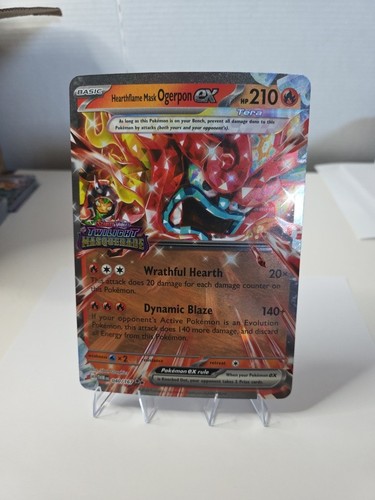 Hearthflame mask ogerpon - hearthflame, ex