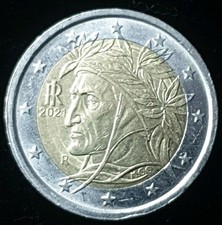 Moneta 2 euro Italia 2021 "