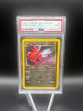 Dark scizor Holo #9 Neo destiny PSA 9 English pokémon