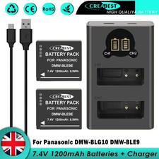 2x Batteria DMW-BLG10 BLE9 +