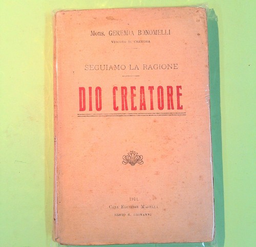 Dio creatore bonomelli - dio,