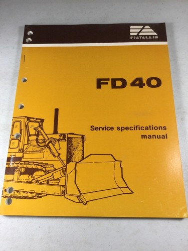 Fiat allis fd40 - fiat, crawler
