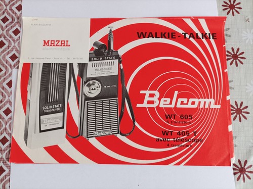 Belcom talkie walkie 605 - walkie, wt