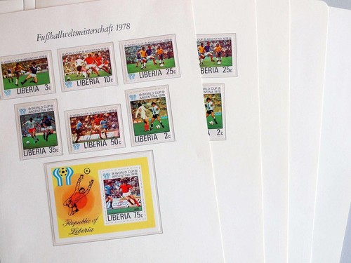 Liberia 1978 calcio cpl xf - calcio,,