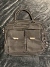 Black Nylon Laptop Bag Carry