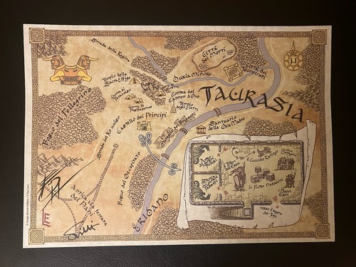 Dragonero mappa gadget mostra - gadget,