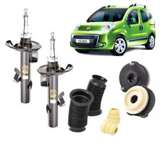 Kit 2 Ammortizzatori+Tamponi+Supporti Anteriori Citroen Nemo Fiat Fiorino Qubo