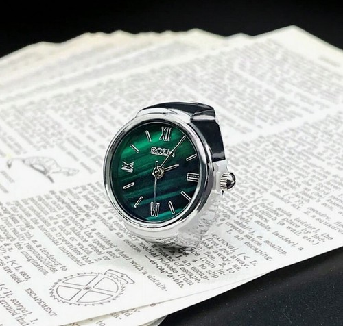 Anello uomo nero verde - anello,