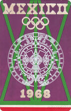 * SPORT - XIX Giochi Olimpici, Messico 1968 - Calendario Azteco, testo su tela