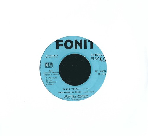 Disco giri domenico - giri,