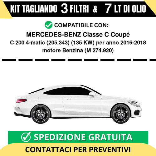 Tagliando per mercedes - per, mercedes-benz