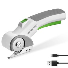 WORKPRO Forbici Elettriche Ricaricabili Senza Fili 4V Taglierine Rotanti Cesoie da Taglio