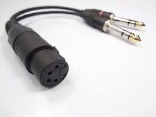 Cavo Clairmont Mytek RME Teac 4 pin XLR doppio adattatore cavo bilanciato 1/4"