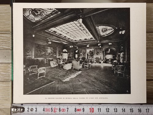 Antica foto 1923 - , interno