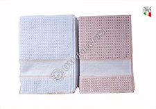 Strofinacci Tela Aida Fondo Bianco o Colorato Misura cm 50X70 Pacco da 6 Pezzi