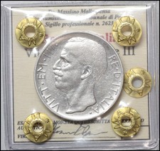 Regno d'italia 10 Lire 1927 qSPL Vittorio Emanuele III monete italiane argento