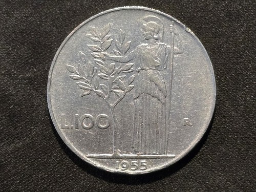 Italia 100 lire 1955 circolata