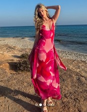 Zara Vestito Sciarpa Foulard