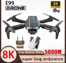 Drone con Doppia telecamera 8K HD Professionale Pieghevole con GPS Con Valigetta