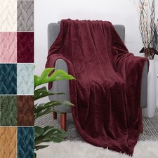 Flannel Blanket Warm Sofa Soft