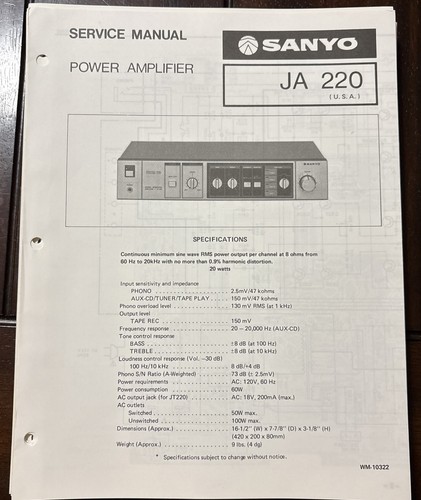Sanyo amplificatore di - sanyo.,