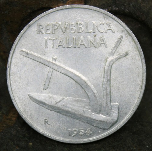 1954r italy lire 2 - italy, #2