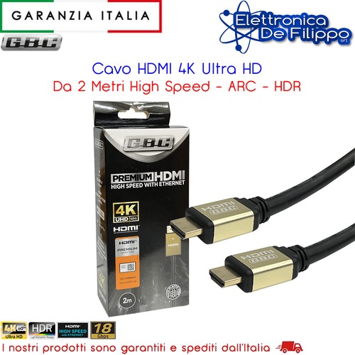 Cavo hdmi ultra da - 4k, hd