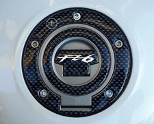 ADESIVO in resina gel 3D PROTEZIONE TAPPO SERBATOIO MOTO compatibile YAMAHA FZ6