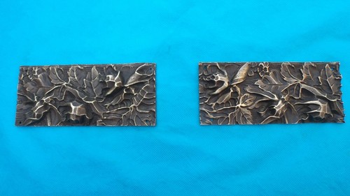 Antica coppia fregi bronzo - antica,